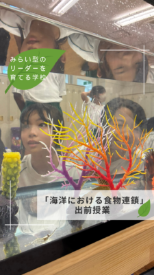 895．「海洋における食物連鎖」出前授業（６年生）